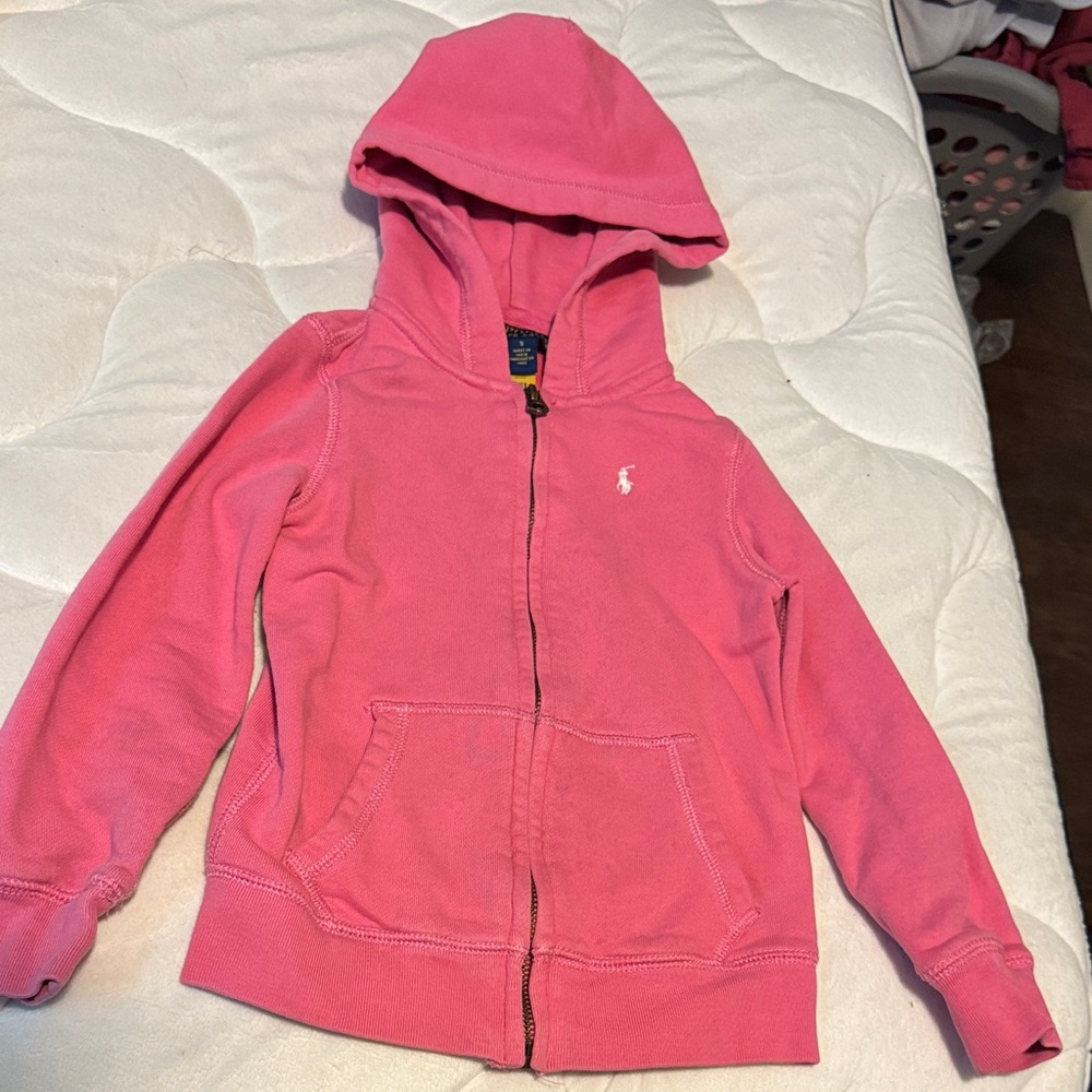 Polo Ralph Lauren size 5t Pink Hoodie Girls